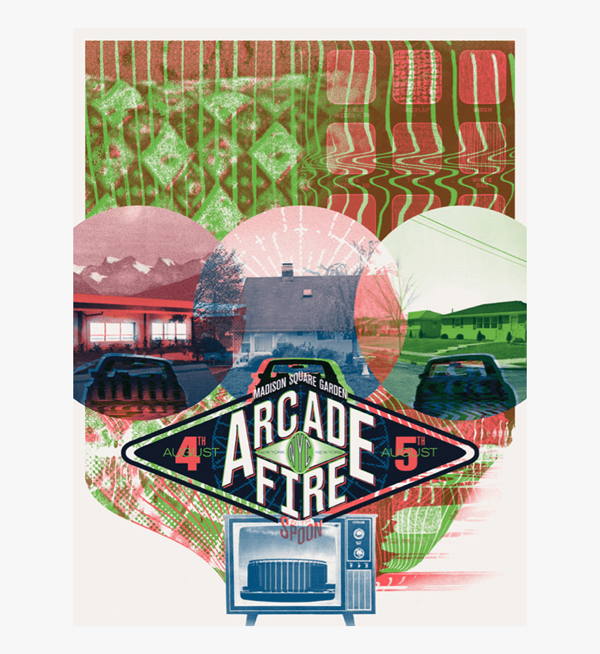 Madison Square Garden - Arcade Fire Tour Poster, HD Png Download, Free Download