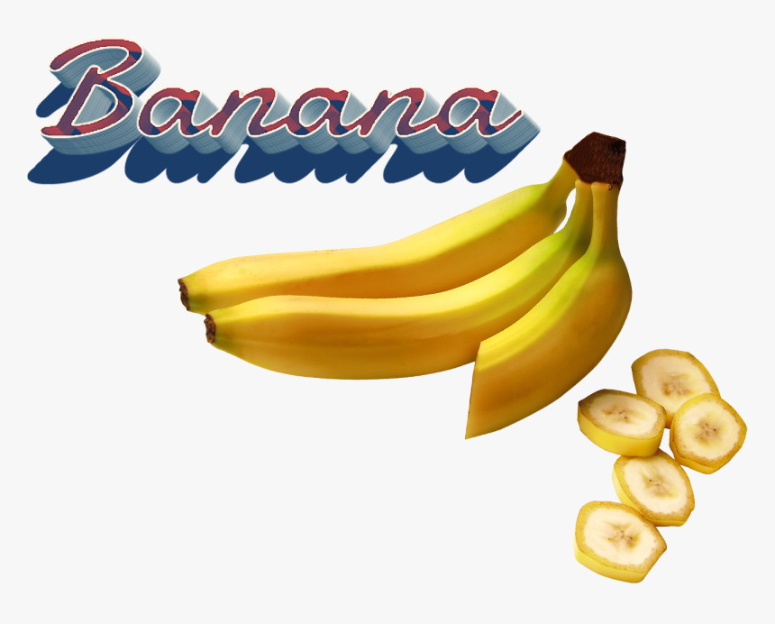 Banana Png Clipart Saba Banana- - Saba Banana, Transparent Png, Free Download