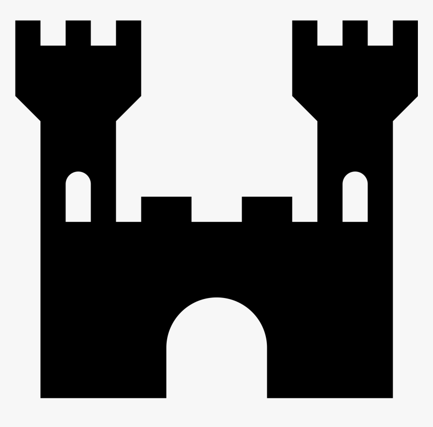 Transparent Castle Simple - Castle Icon Png, Png Download, Free Download