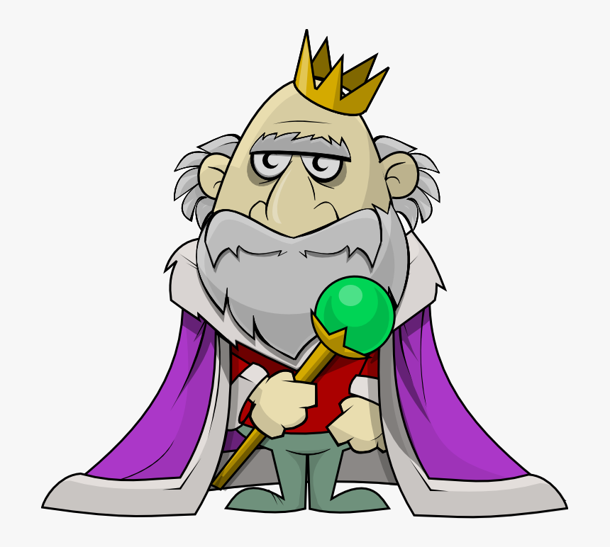 Mean King Clipart - King Clipart Transparent, HD Png Download, Free Download