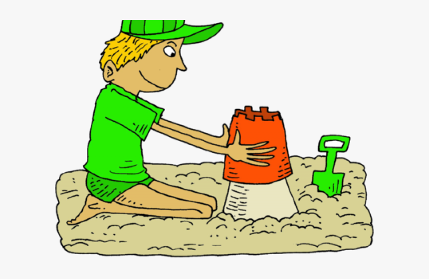 Transparent Sand Falling Png - Sand Castle Clip Art, Png Download, Free Download