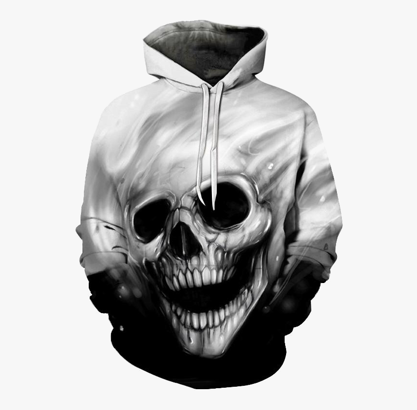 Crazy Skull Hoodie, HD Png Download, Free Download