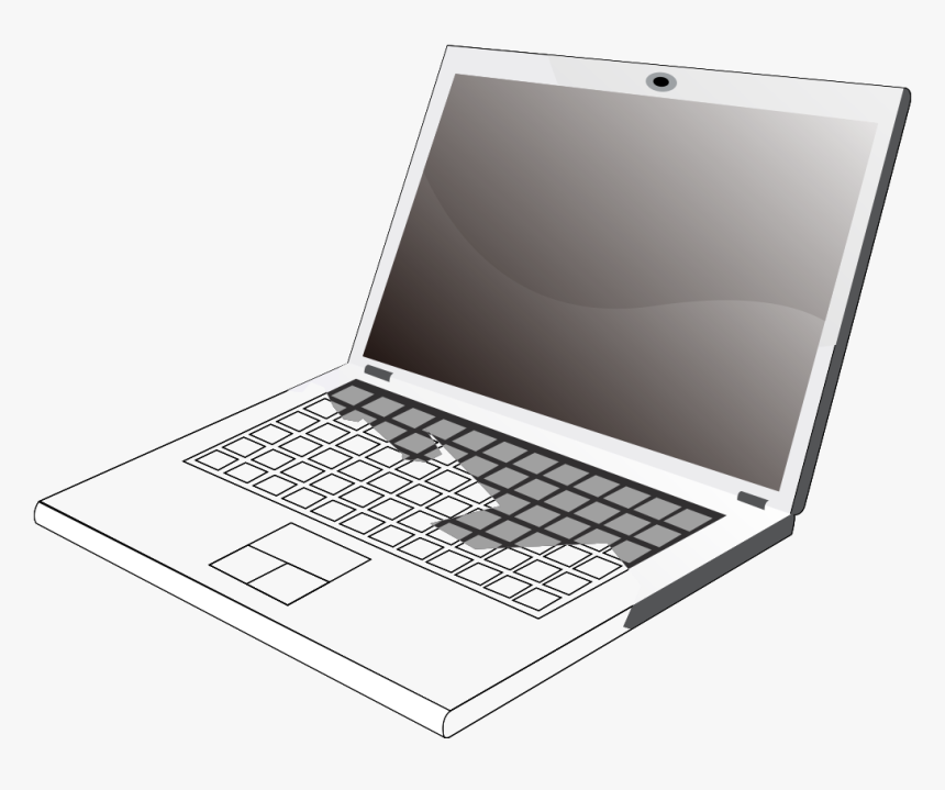 Transparent Computer Clip Art Png - Laptop Vector Image Free, Png Download, Free Download
