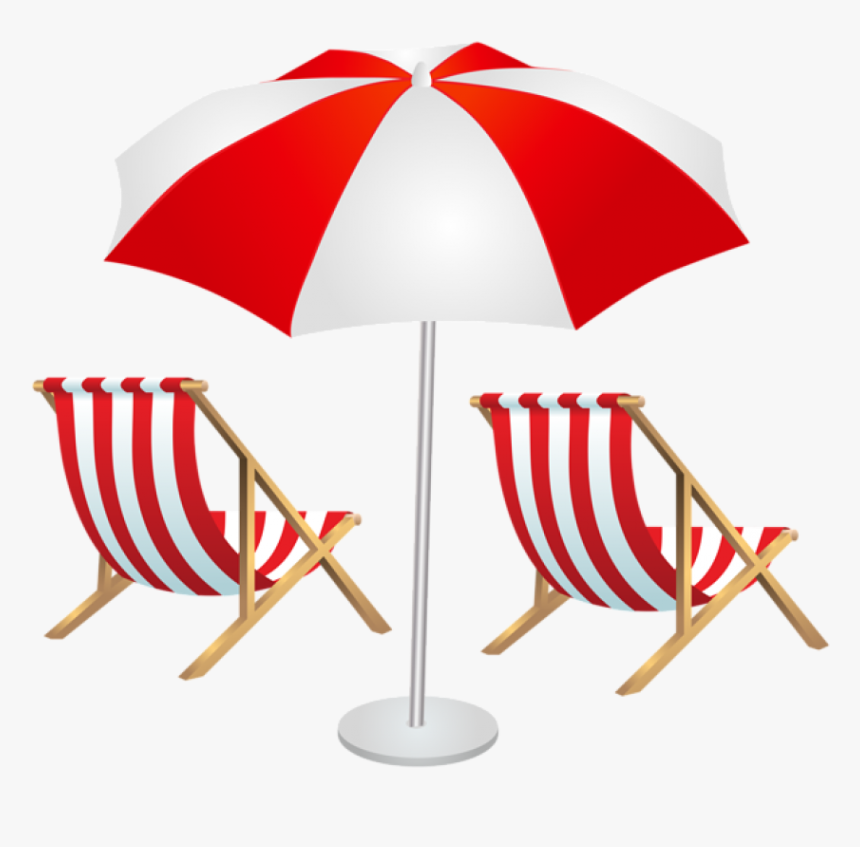 Beach Umbrella Png - Beach Lounge Chair Clip Art, Transparent Png, Free Download