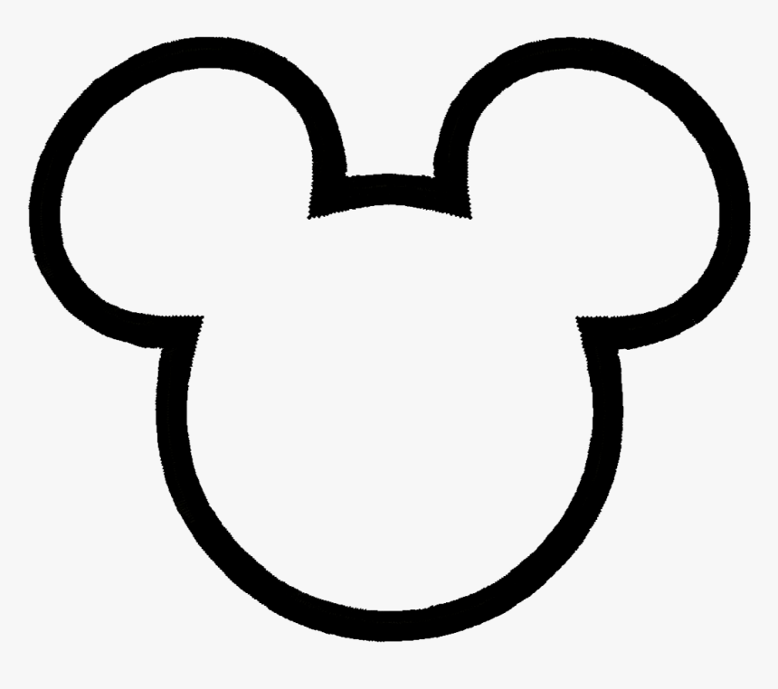 - Mickey Mouse Head Outline , Png Download - Transparent Mickey Mouse Outline, Png Download, Free Download