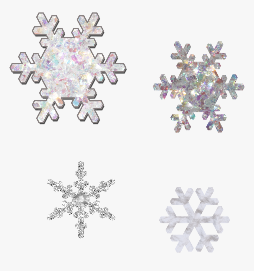 Border Snowflake Png - Snowflake Matching Worksheets, Transparent Png, Free Download