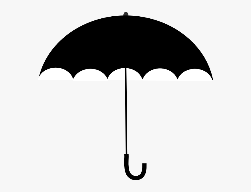 28 Collection Of Black Umbrella Clipart - Black Umbrella Clipart, HD Png Download, Free Download