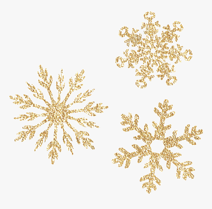 Gold Snowflake Png Images - Gold Snowflake Border Transparent, Png Download, Free Download