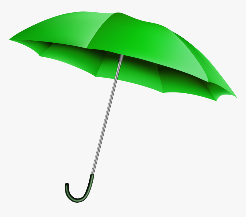 Green Umbrella Transparent Png Clip Art Image, Png Download, Free Download