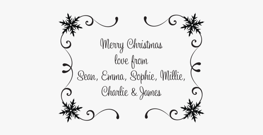 Personalised Merry Christmas Stamp, HD Png Download, Free Download