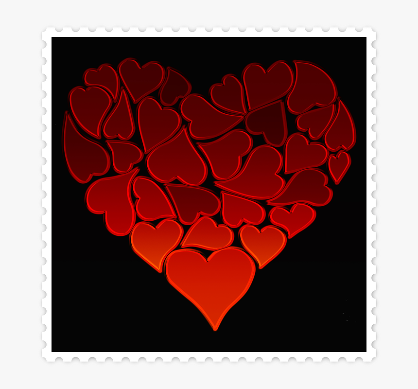 Heart, Stamp, Love, Luck, Abstract, Relationship - Let The Flame Never Go Out, HD Png Download, Free Download