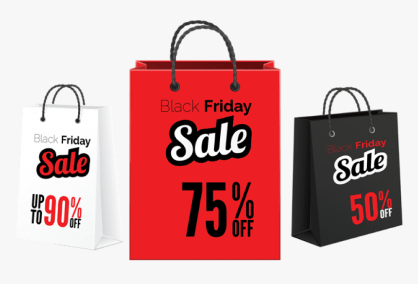 Black Friday Sale Bags Png - Sale Bags Png, Transparent Png, Free Download