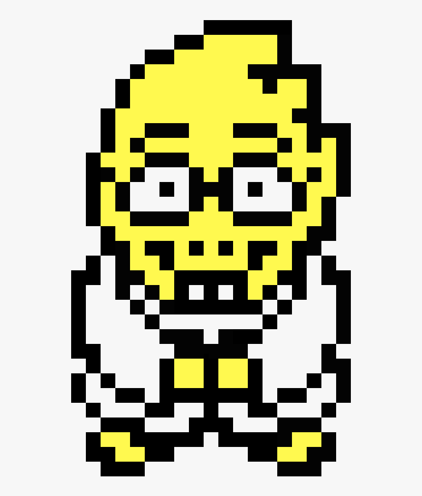 Undertale Alphys Pixel Art, HD Png Download, Free Download