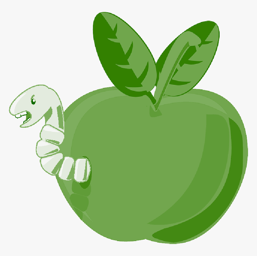 Red, Green, Apple, Food, Fruit, Small, Apples, Bitten - Cartoon Apple, HD Png Download, Free Download