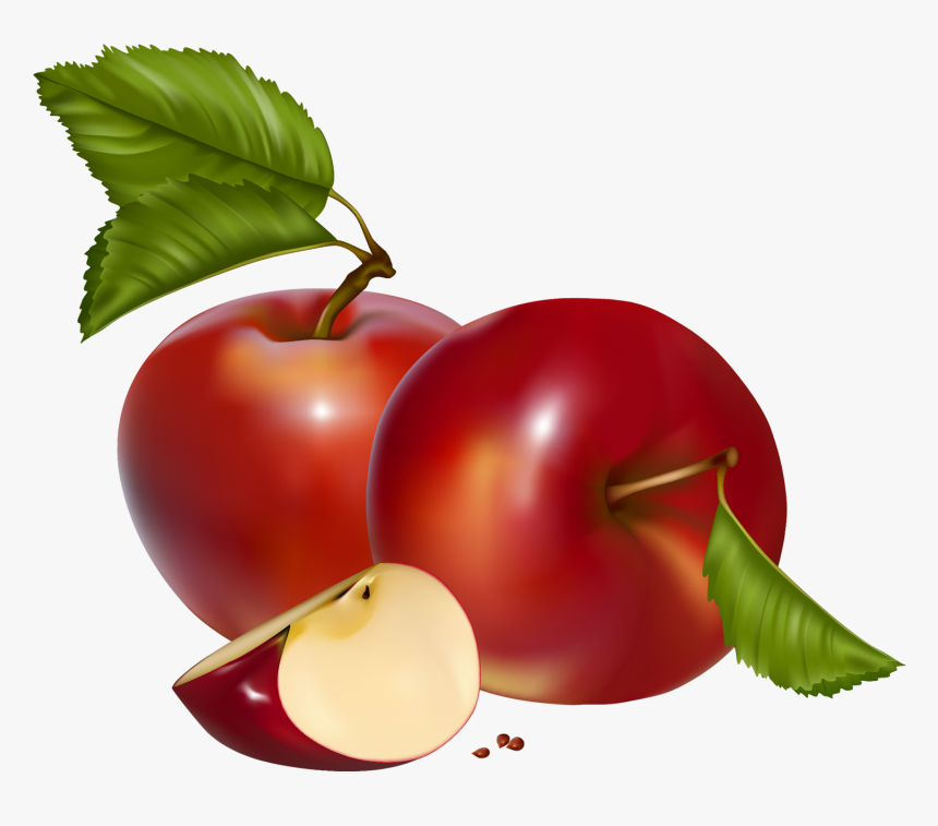 Transparent Apple Clip Art - Clipart Of Red Apples, HD Png Download, Free Download