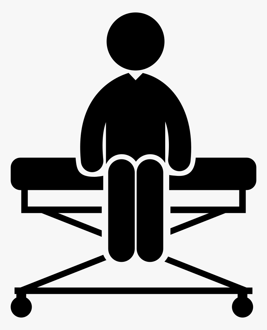 Transparent Person Sitting In Chair Png - Adult Silhouette Clip Art, Png Download, Free Download