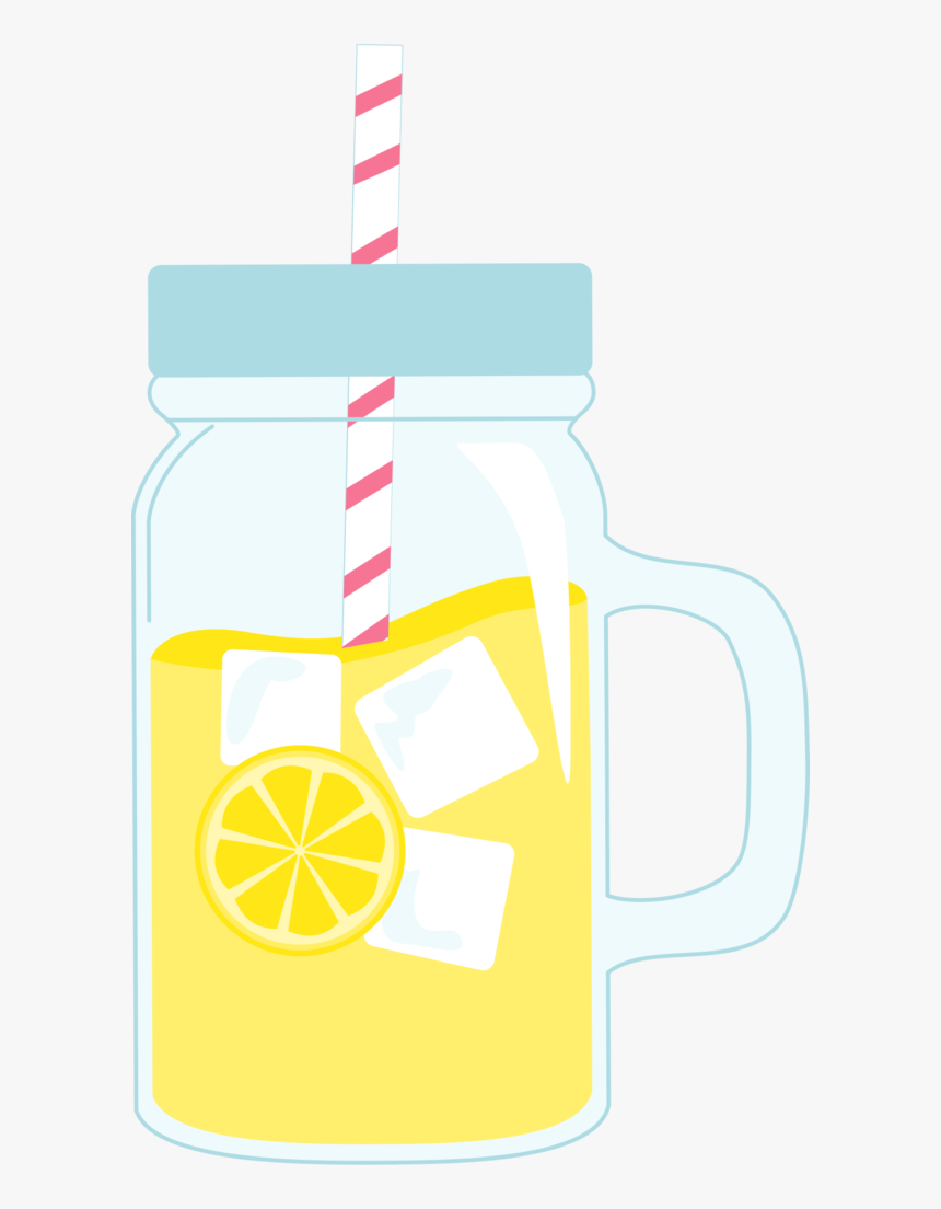 Mason Jar Glass Of Lemonade Cookie Cutter - Lemonade Mason Jar Clipart, HD Png Download, Free Download