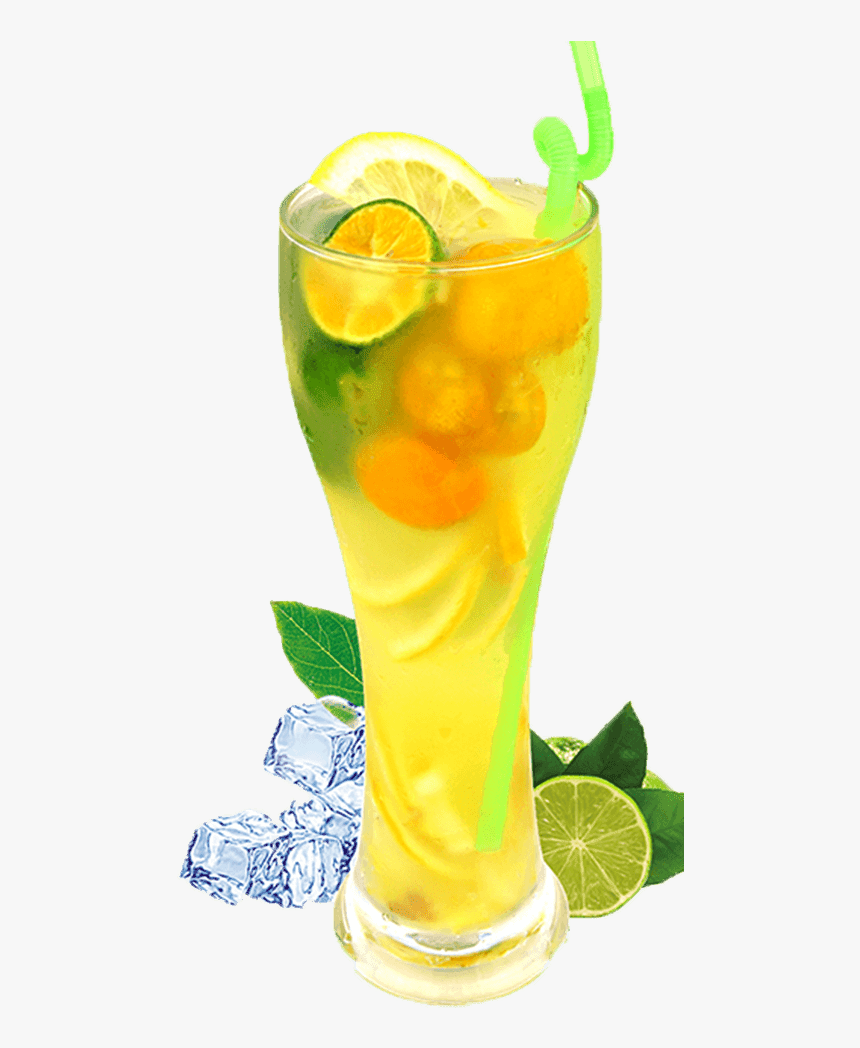 Lemonade Glass Png - Lemon Cocktail Without Background, Transparent Png, Free Download