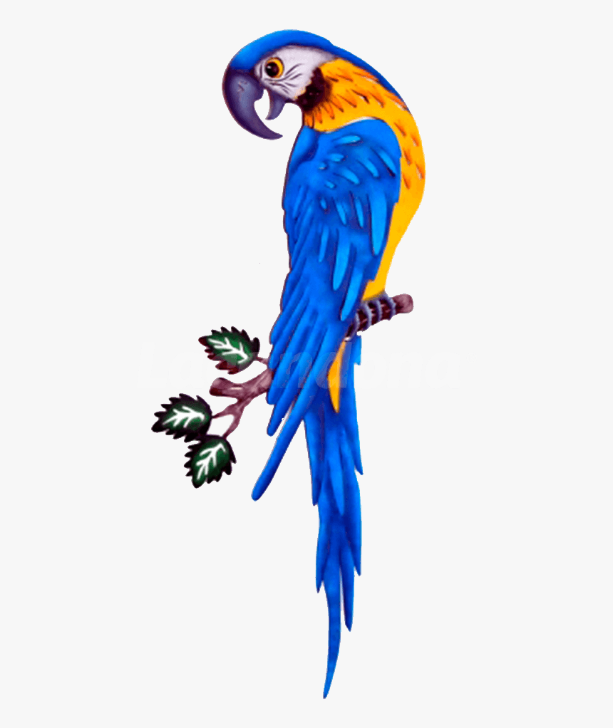 Guacamaya Azul Decorativa - Macaw Png, Transparent Png, Free Download