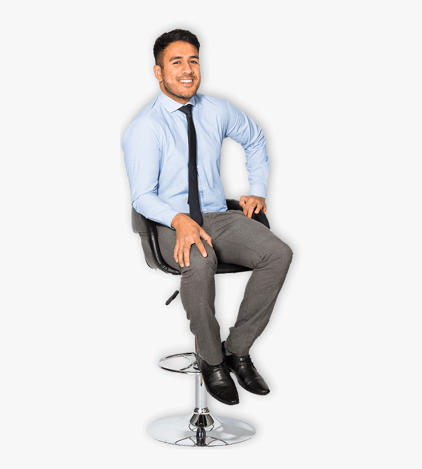 Our Application Process - Human Sitting In A Chair, HD Png Download, Free Download