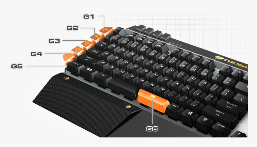 Mechanical Keyboard Raised Keys, HD Png Download, Free Download