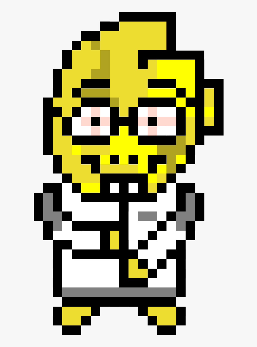 Undertale Alphys Pixel Art, HD Png Download, Free Download