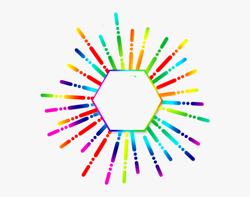 Icon, Star, Colorful, Rays, Radiate, Eye Catcher - Colorful Rays Png, Transparent Png, Free Download