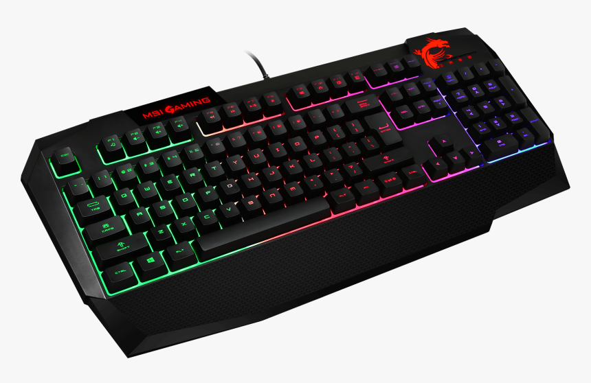 Pad - Msi Vigor Gk40 Gaming Keyboard, HD Png Download, Free Download