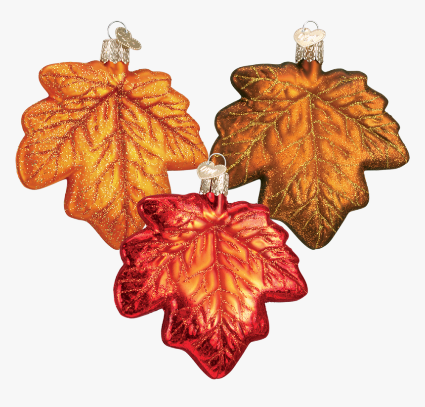 Old World Christmas Maple Leaf Ornaments - Leaf, HD Png Download, Free Download