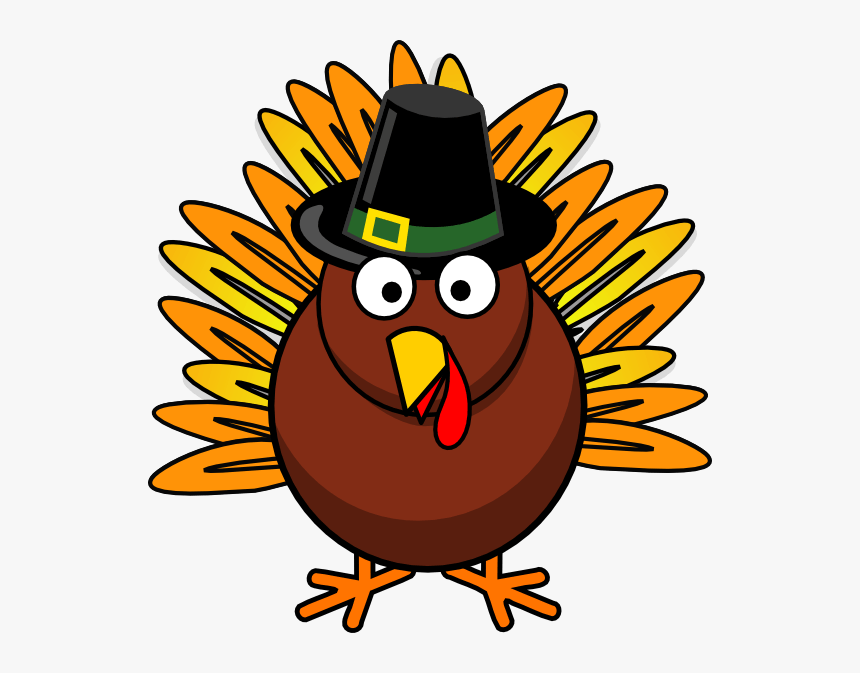 Clipart Of Cute Decorated Turkey Feathers By Kids - Transparent Turkey Clipart, HD Png Download, Free Download