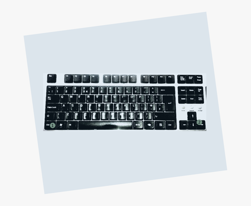 The Very Best Excel Keyboard Shortcuts - Gmk White On Black Massdrop, HD Png Download, Free Download