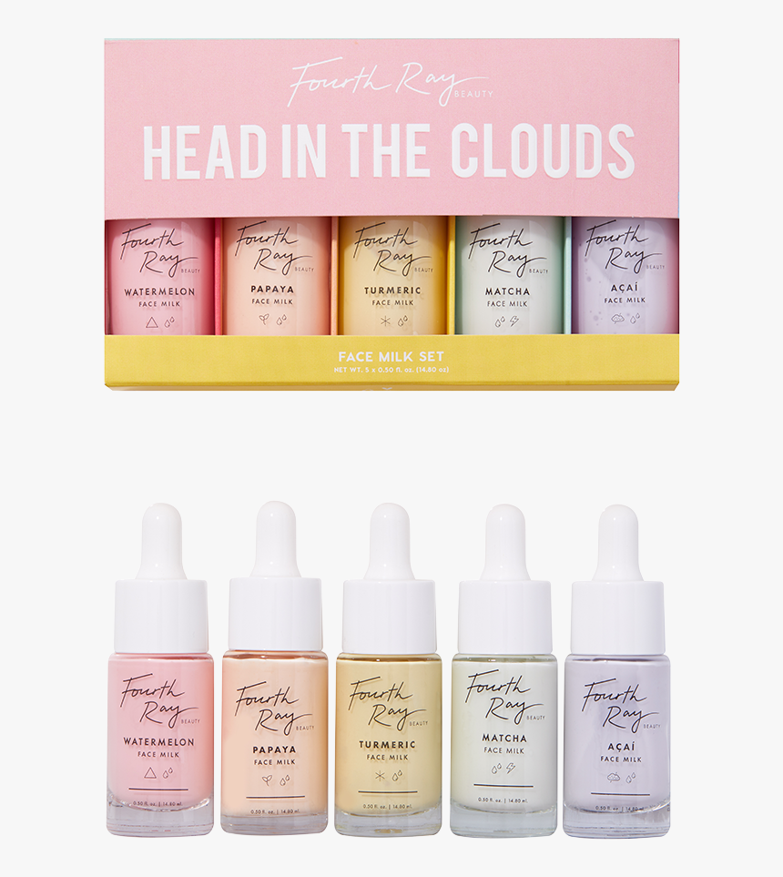 Head In The Clouds Face Milk Skincare Kit - Fourth Ray Beauty Face Milk, HD Png Download, Free Download