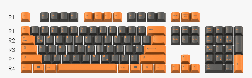 Gmk Grey On Black, HD Png Download, Free Download