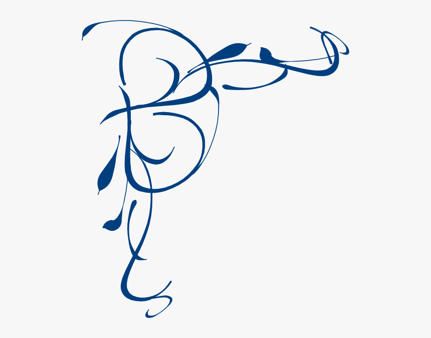 Swirl Line Calligraphy Design Clipart , Png Download, Transparent Png, Free Download