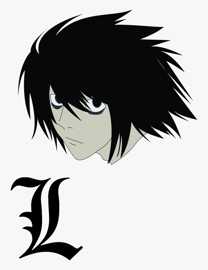 L Lawliet By Andrea - L Death Note Png, Transparent Png, Free Download
