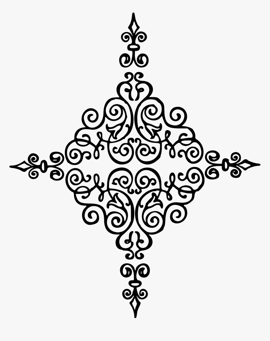 Clipart Designs Elegant - Elegant Black And White Png Designs, Transparent Png, Free Download