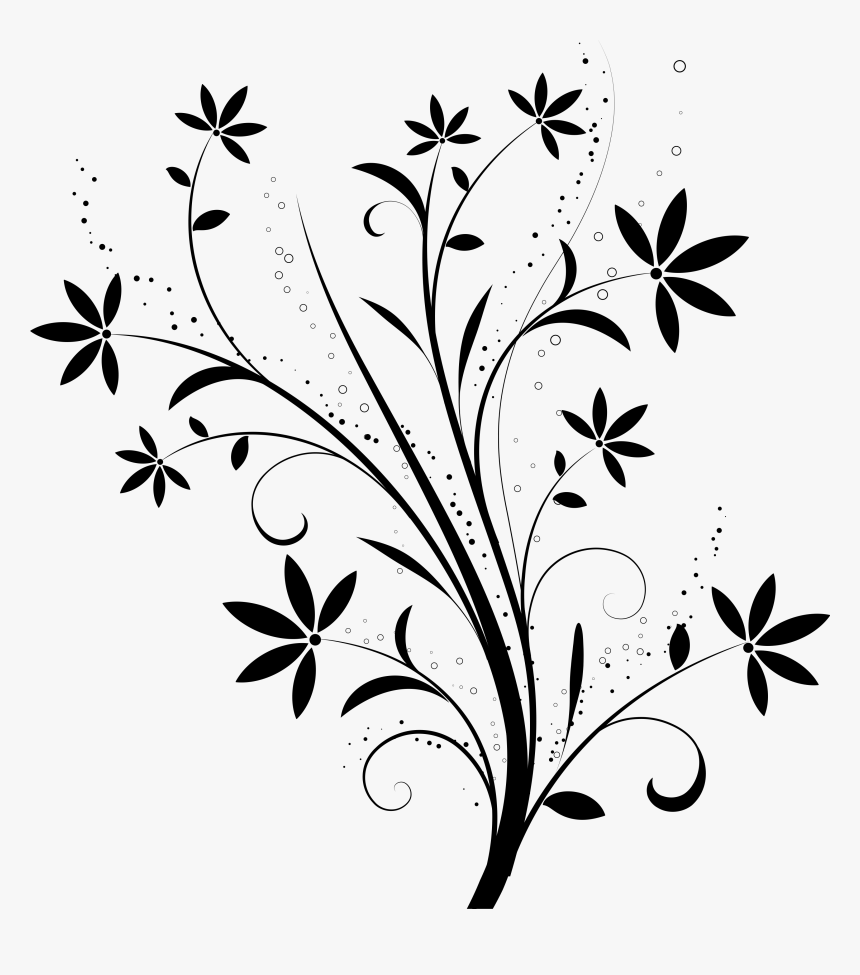 Decorative Flower Designs, HD Png Download, Free Download