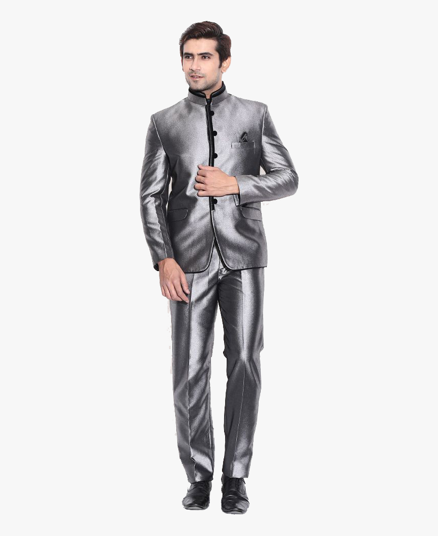 Silver Coat Pant Png Free Image Download - Tuxedo, Transparent Png, Free Download