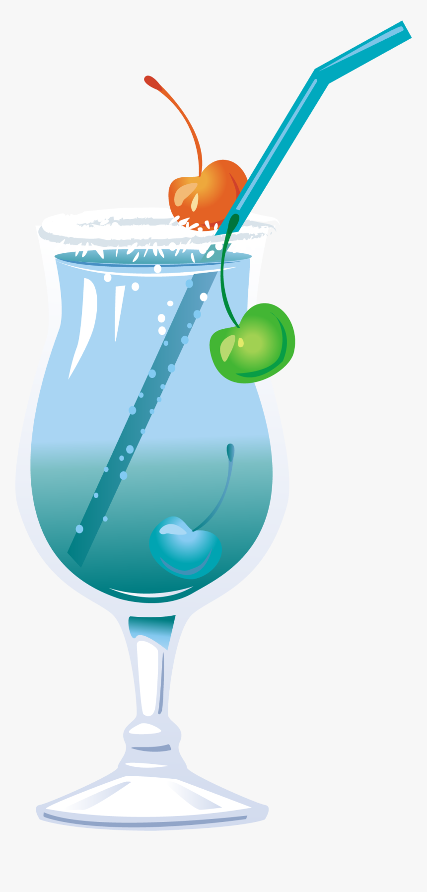 Blue Lagoon Drink Vector, HD Png Download, Free Download