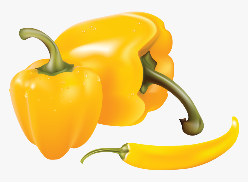 Yellow Pepper Png Image - Chili Pepper Png Yellow, Transparent Png, Free Download