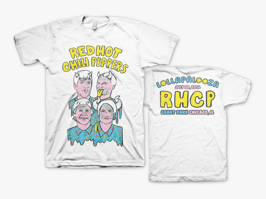 Rhcp T Shirt Lollapalooza, HD Png Download, Free Download