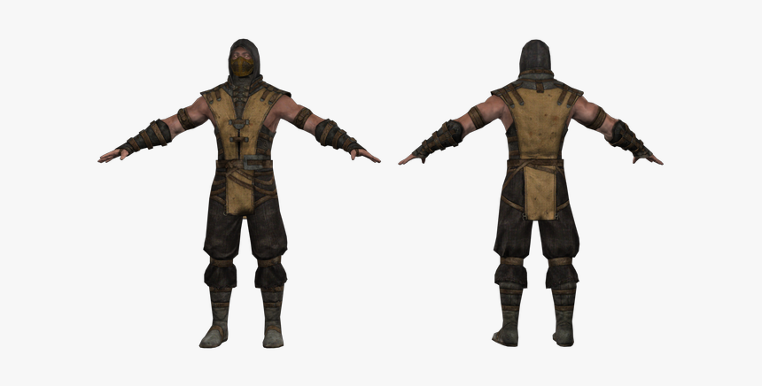 Scorpion Mortal Kombat X Model, HD Png Download, Free Download