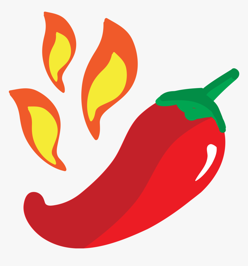 Transparent Chili Pepper Clipart - Chili Pepper Emoji Transparent, HD Png Download, Free Download