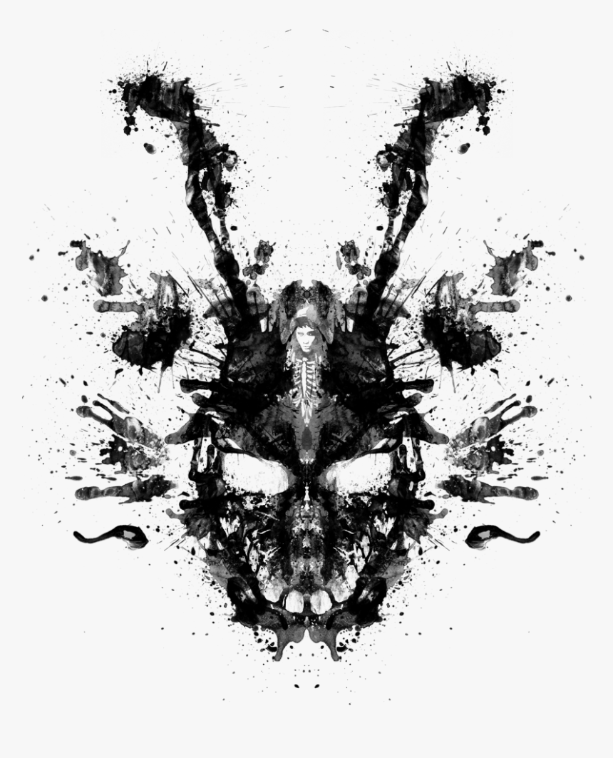 Frank Donnie Darko Art , Png Download - Donnie Darko Inkblot, Transparent Png, Free Download