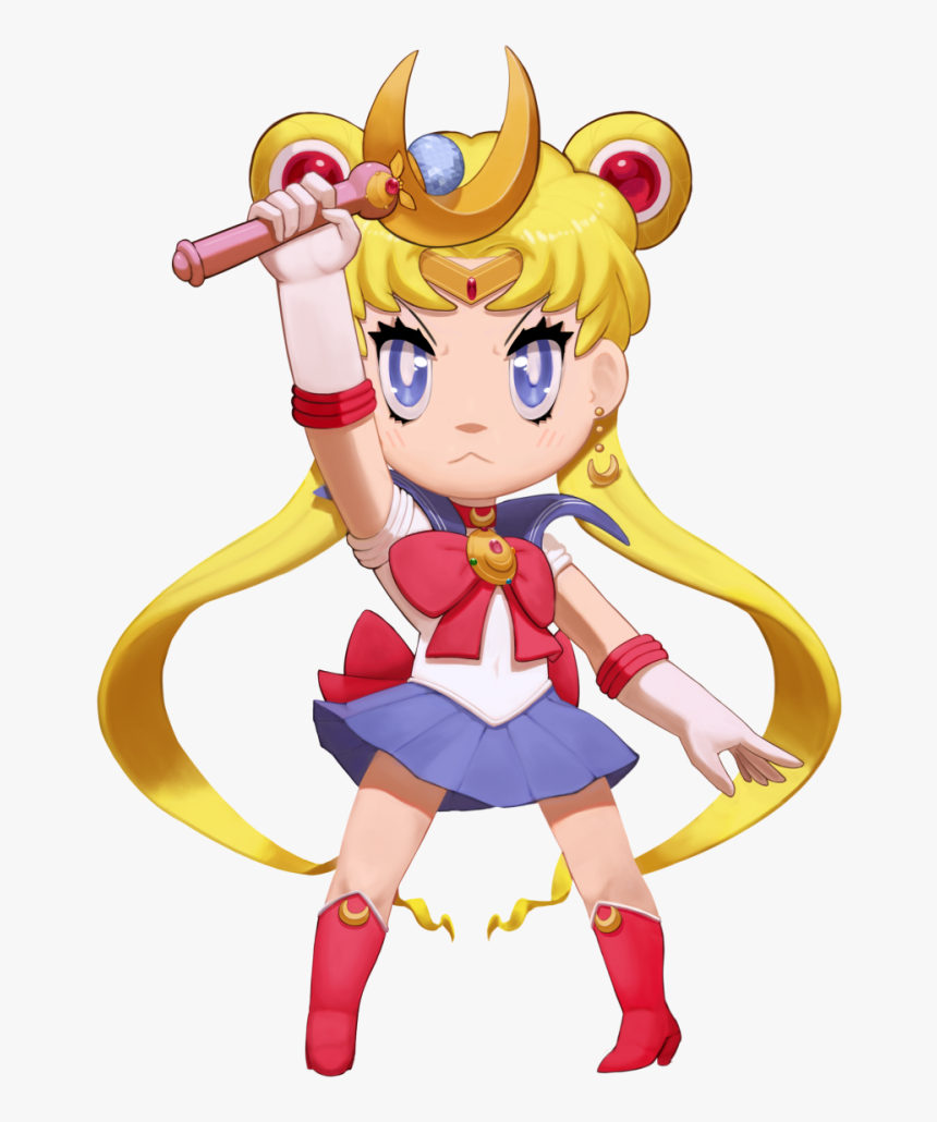 Chibi Sailor Moon - Png Sailor Moon Chibi, Transparent Png, Free Download