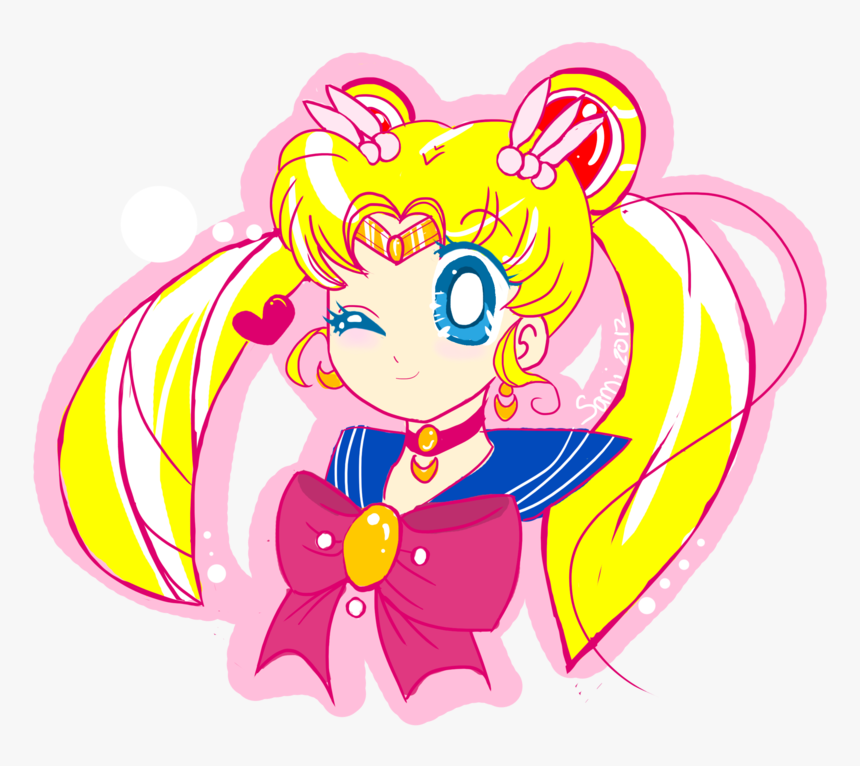 Sailor Moon Chibi Png , Png Download - Sailor Moon Chibi Fan Art, Transparent Png, Free Download