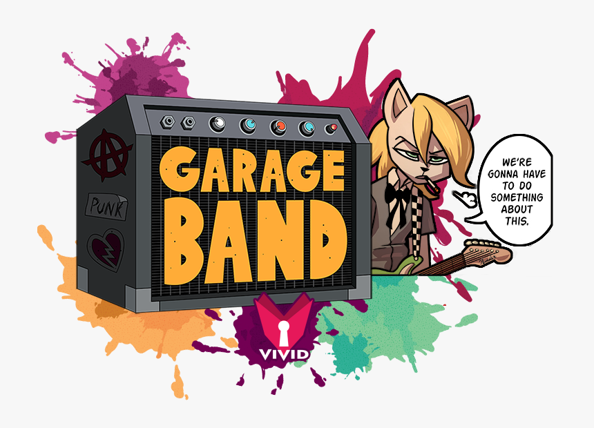 Garage Band - Cartoon, HD Png Download, Free Download
