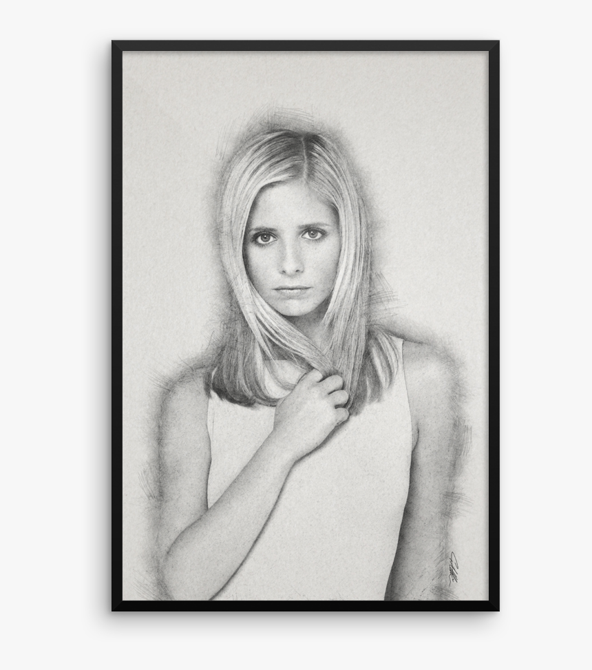 Sarahmichellegellar Mockup Wall Original - Sarah Michelle Gellar, HD Png Download, Free Download