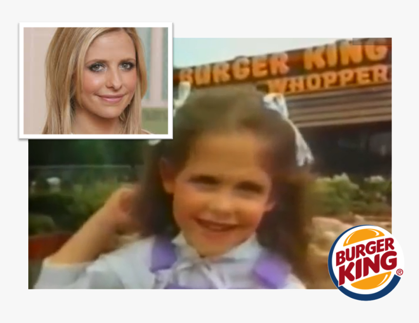 Sarah Michelle Gellar - Burger King, HD Png Download, Free Download