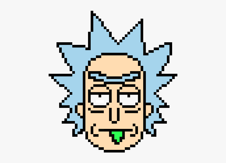Rick And Morty Pixel Art, HD Png Download, Free Download